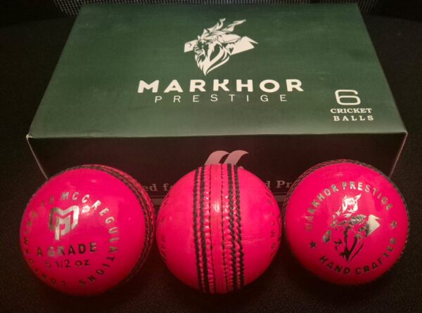 Pink Cricket Balls - Box of 6