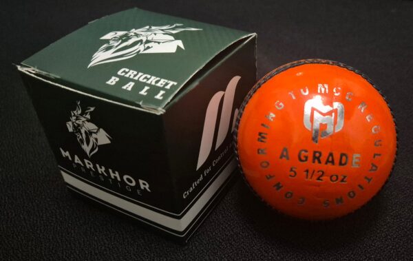 Orange Cricket Ball – Single Box