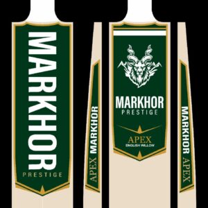 Markhor Prestige Apex Cricket Bat Stickers – One Size