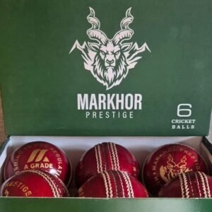 Red Wax Finish Cricket Ball (70 over) - Single